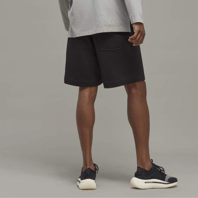 Shorts Felpudos De Algodão Orgânico Adidas Y-3 Da Moda