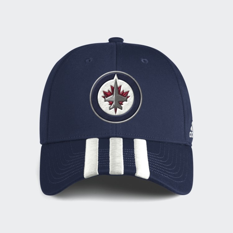 Adidas Nhl-wje-524 Jets 3 Listras Estruturadas Ajustáveis
