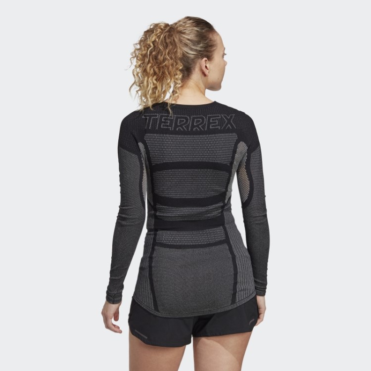 Terrex Drynamo Camiseta Manga Longa Baselayer Adidas Preta