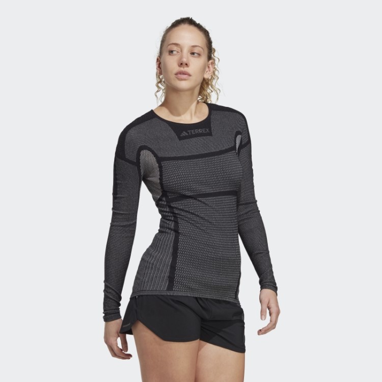 Terrex Drynamo Camiseta Manga Longa Baselayer Adidas Preta