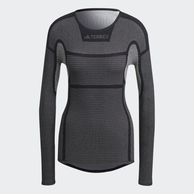 Terrex Drynamo Camiseta Manga Longa Baselayer Adidas Preta