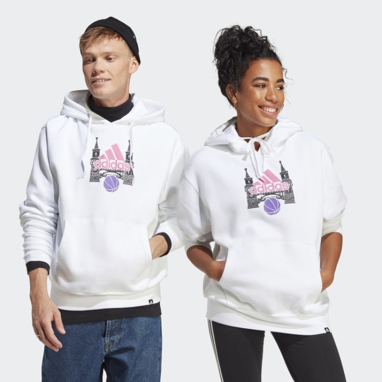 Moletom Gráfico Adidas Branco