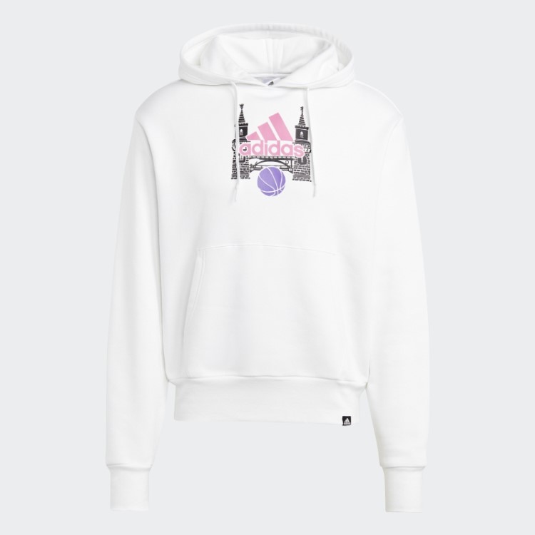 Moletom Gráfico Adidas Branco
