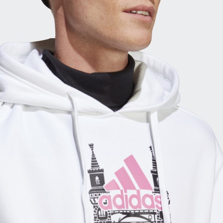 Moletom Gráfico Adidas Branco