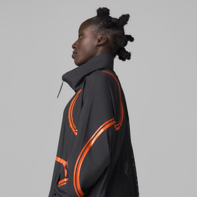 Jaqueta De Tecido Adidas By Stella Mccartney Truepace Preta Quente