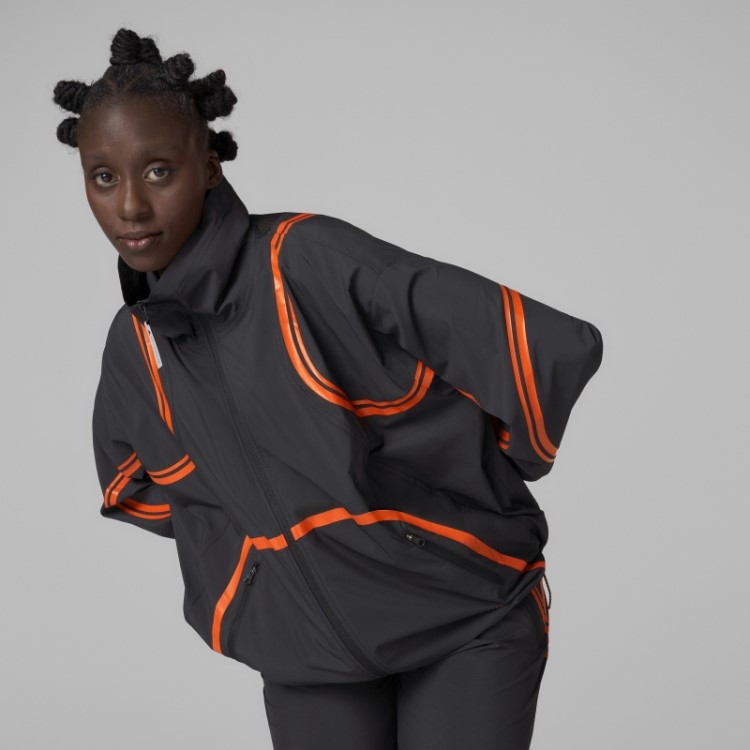 Jaqueta De Tecido Adidas By Stella Mccartney Truepace Preta Quente