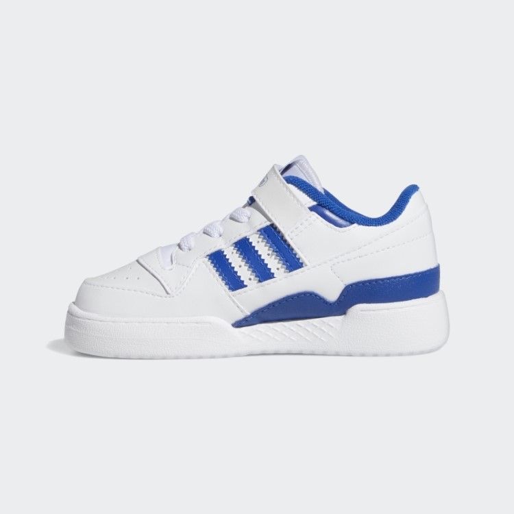 Sapato Baixo Branco/azul Adidas Forum