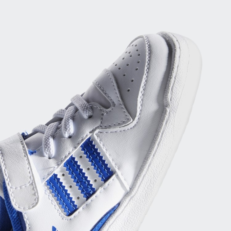Sapato Baixo Branco/azul Adidas Forum