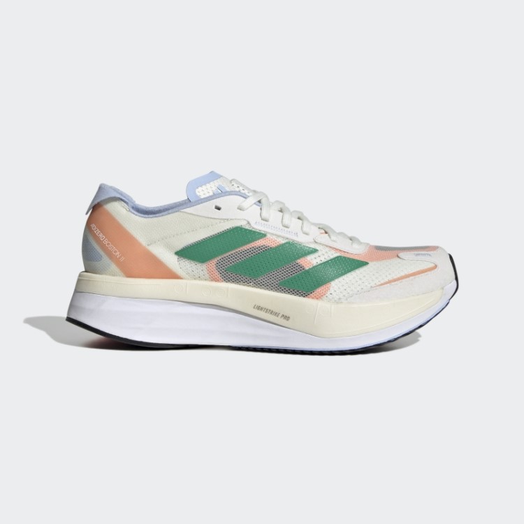 Adidas Adizero Boston 11 Sapatos Tom Branco