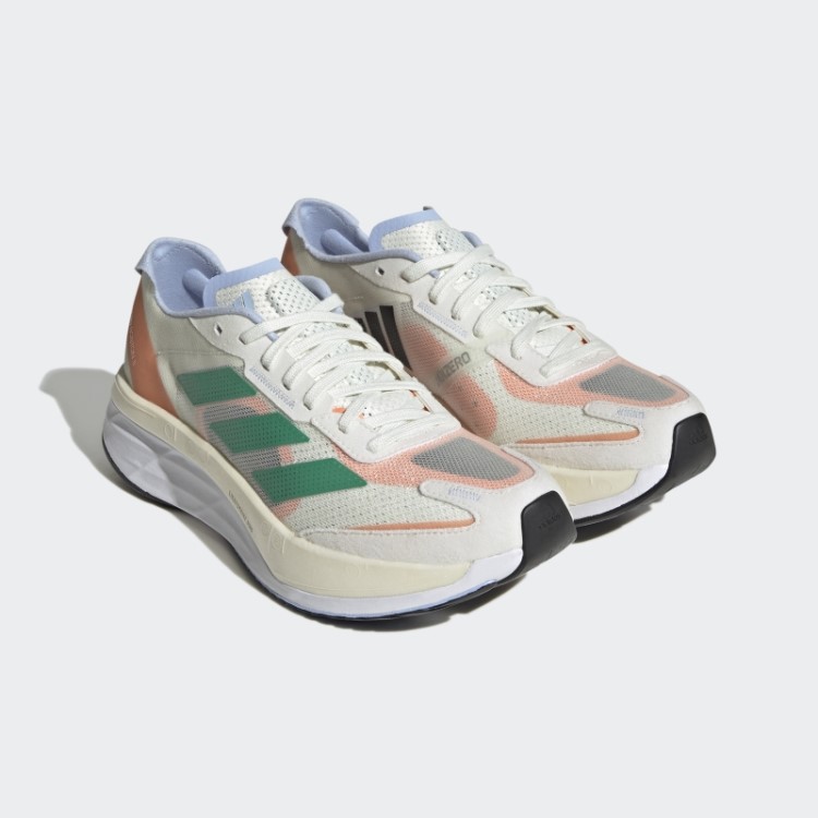 Adidas Adizero Boston 11 Sapatos Tom Branco
