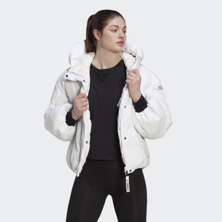 Jaqueta Branca Adidas Terrex Myshelter Cold.rdy