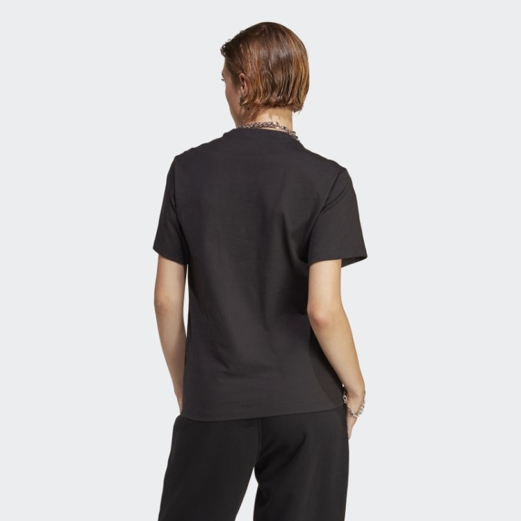 Camiseta Regular Preta Adicolor Essencial Adidas