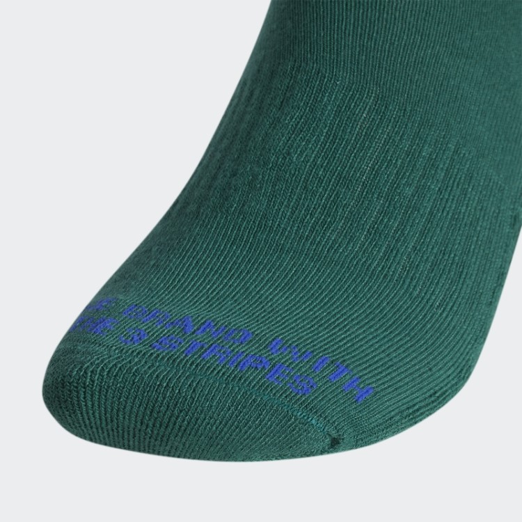 Meias Espirais Verdes 3 Pares Adidas