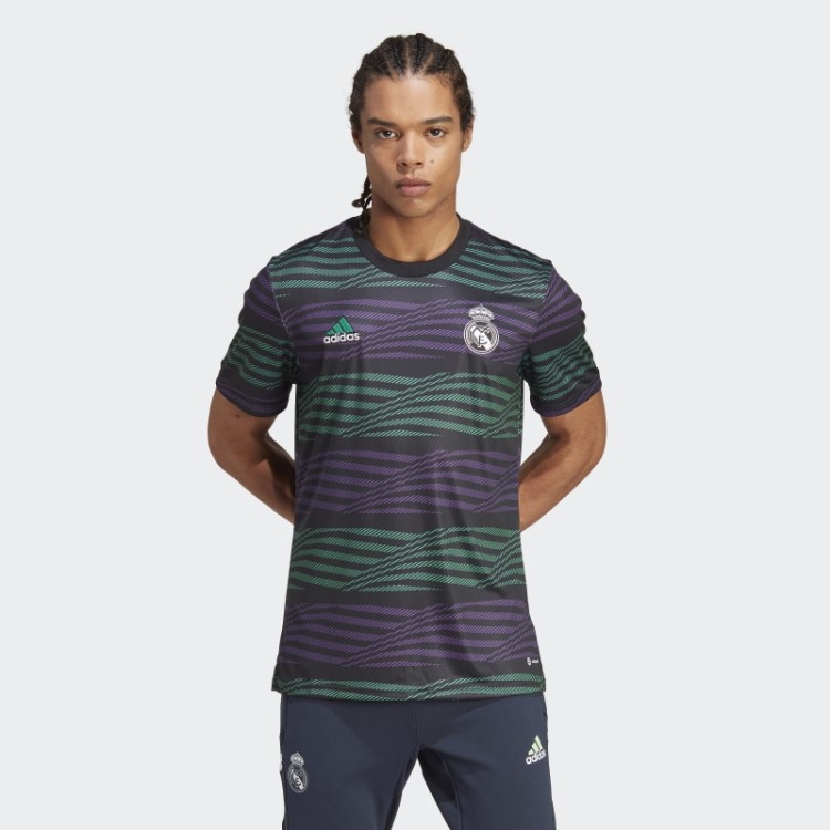 Camisa Pré-jogo Adidas Real Madrid Preta