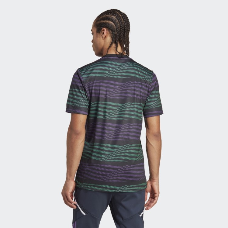 Camisa Pré-jogo Adidas Real Madrid Preta