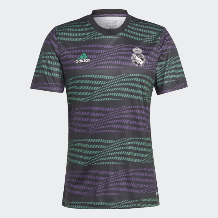 Camisa Pré-jogo Adidas Real Madrid Preta