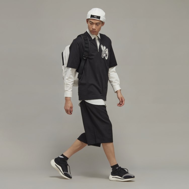 Camiseta Adidas Y-3 Com Meio Zíper