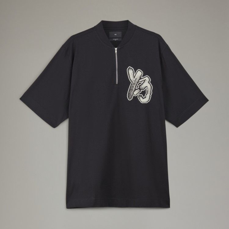 Camiseta Adidas Y-3 Com Meio Zíper
