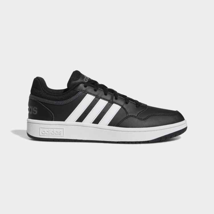 Adidas Hoops 3.0 Preto Baixo Clássico Sapatos Vintage
