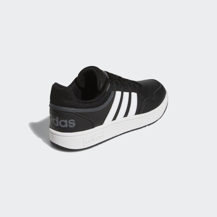 Adidas Hoops 3.0 Preto Baixo Clássico Sapatos Vintage