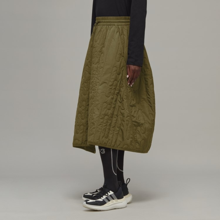 Fashion Adidas Y-3 Saia Clássica Leve Acolchoada