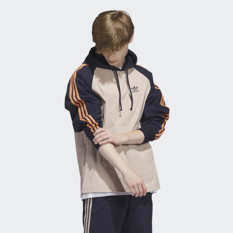 Blusão Taupe Sst Com Capuz Adidas