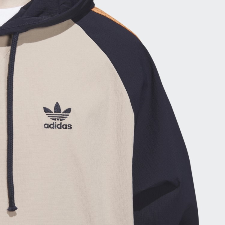 Blusão Taupe Sst Com Capuz Adidas