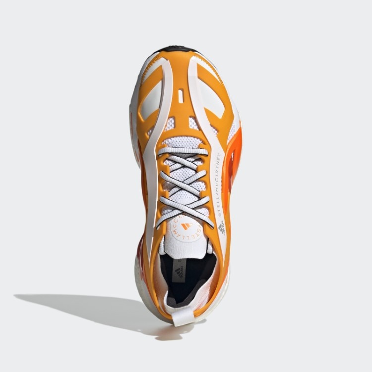 Tênis De Corrida Adidas By Stella Mccartney Solarglide Moda Laranja