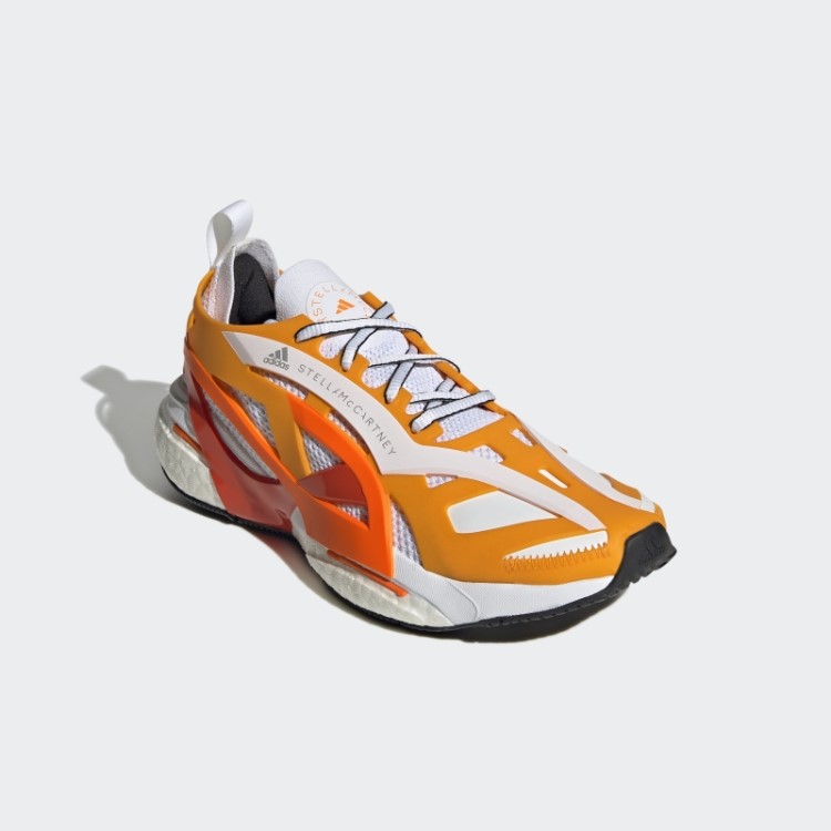 Tênis De Corrida Adidas By Stella Mccartney Solarglide Moda Laranja