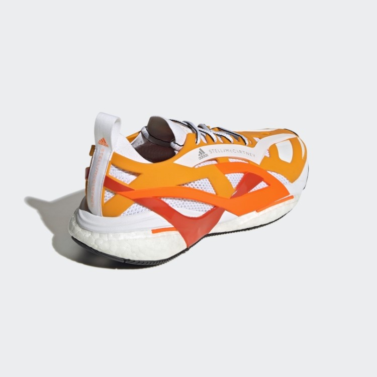 Tênis De Corrida Adidas By Stella Mccartney Solarglide Moda Laranja