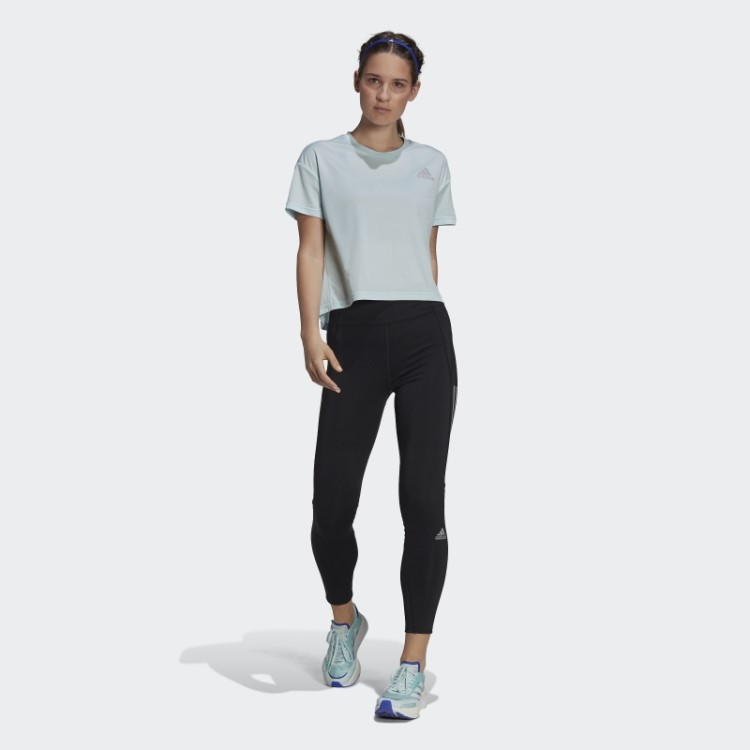 Legging De Corrida Adidas Black Own The Run 7/8
