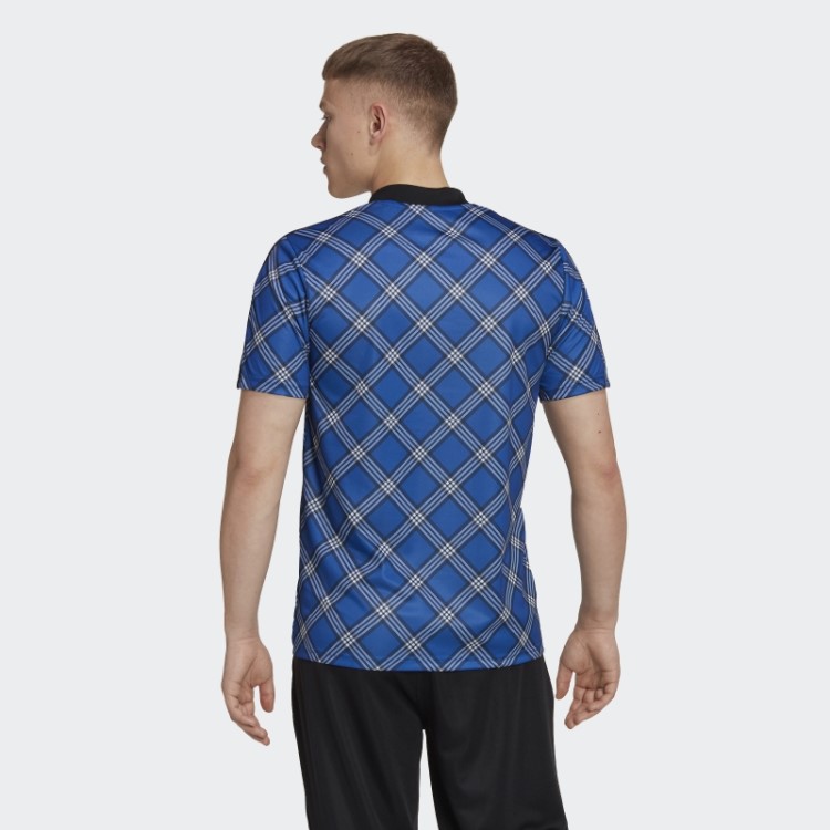 Camisa Tiro Azul Royal Adidas