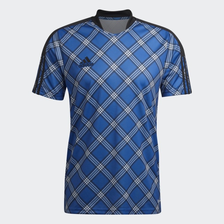 Camisa Tiro Azul Royal Adidas