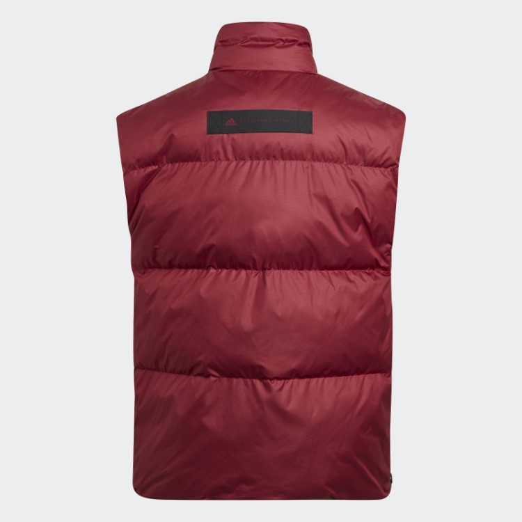 Adidas By Stella Mccartney Colete De Inverno Acolchoado Fashion Bordô