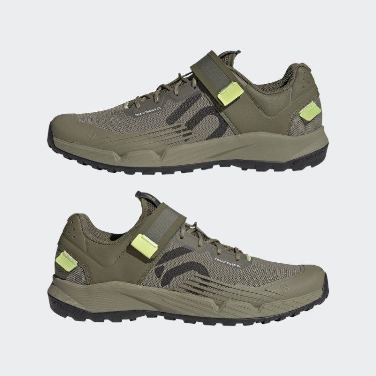 Tênis De Mountain Bike Five Ten Trailcross Clip-in Adidas Orbit Verde