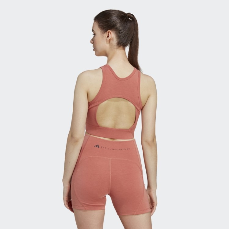 Adidas By Stella Mccartney Truestrength Yoga Crop Top Earth