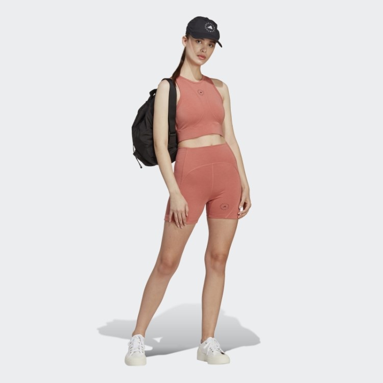 Adidas By Stella Mccartney Truestrength Yoga Crop Top Earth