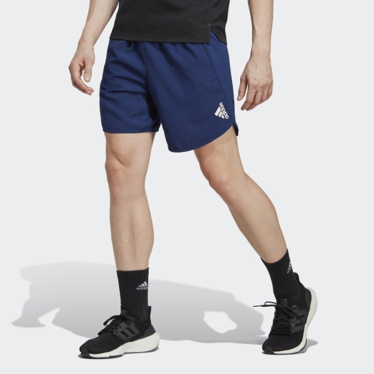 Adidas Azul Escuro Projetado Para Calções De Treino