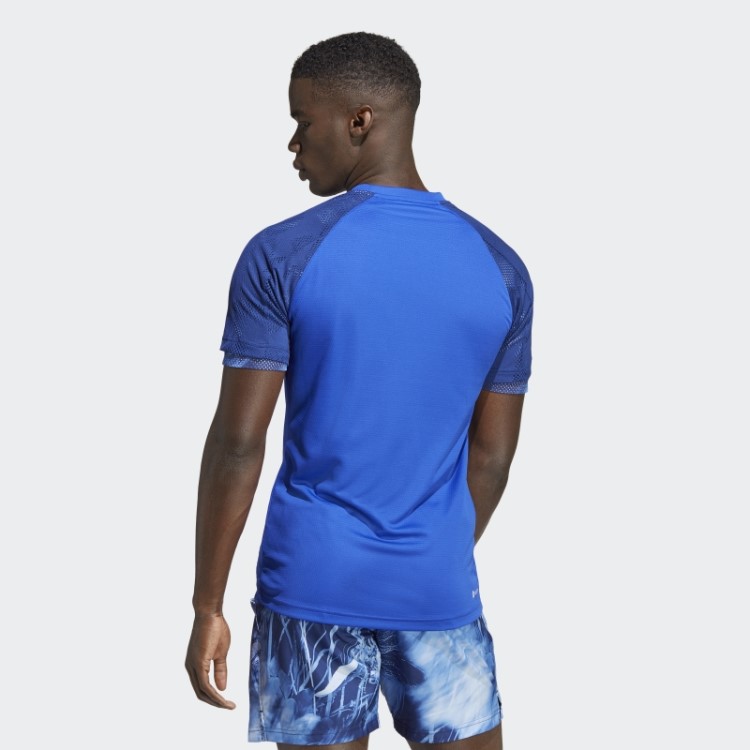 Camiseta Melbourne Tennis Heat.rdy Raglan Azul Adidas