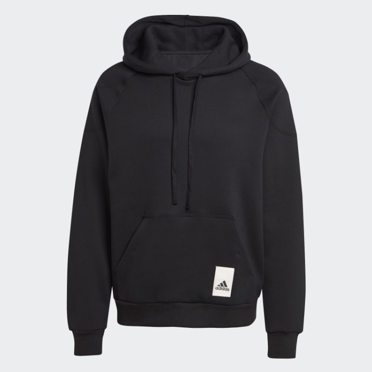 Adidas Lounge Moletom Com Capuz De Lã Preto