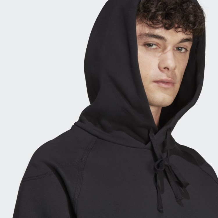 Adidas Lounge Moletom Com Capuz De Lã Preto