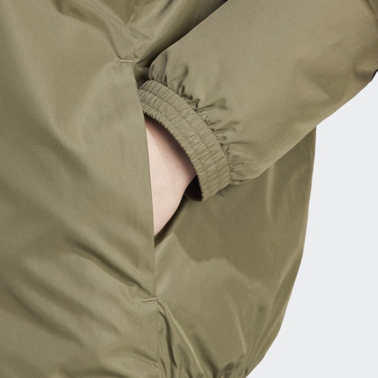 Jaqueta Esportiva Com Capuz Adidas Olive