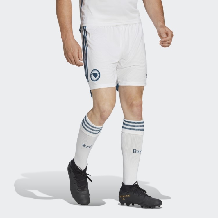 Calção Bósnia 22 Away Branco Adidas