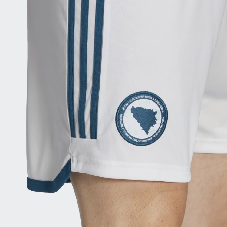 Calção Bósnia 22 Away Branco Adidas