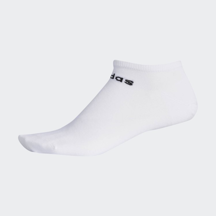 Meias Básicas Invisíveis Adidas Brancas