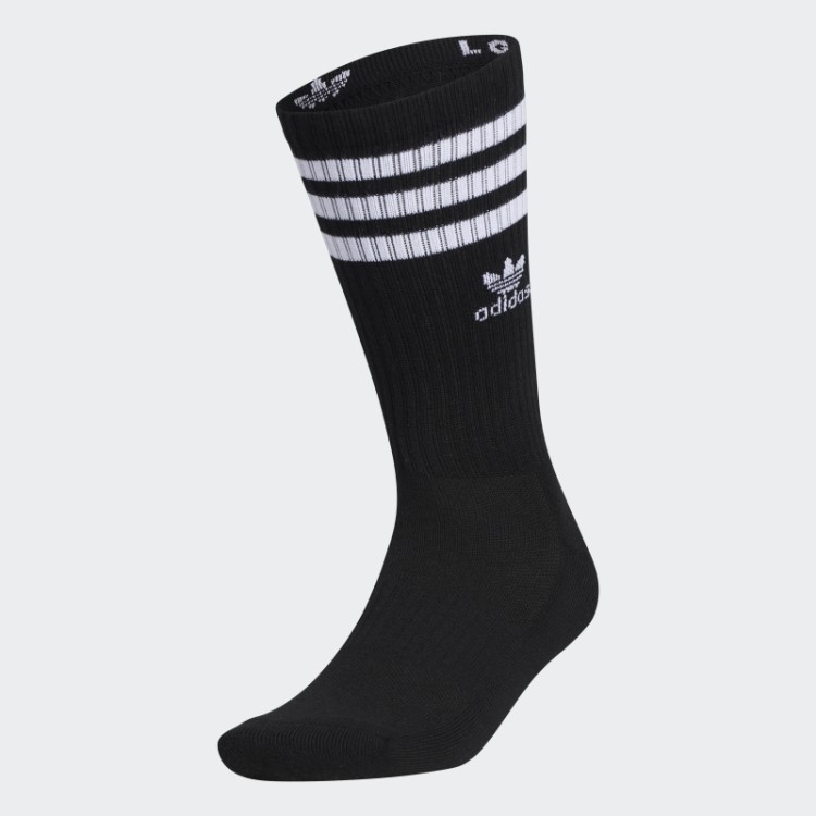Meias Roller Crew Adidas Pretas