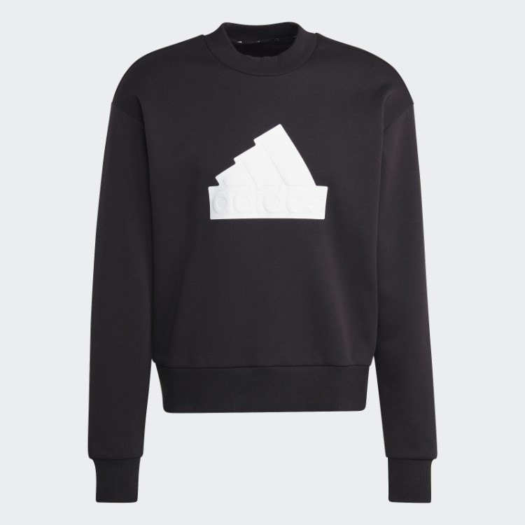 Adidas Future Icons Badge Of Sport Crew Sweatshirt Black