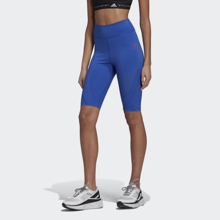 Meia-calça De Ciclismo Azul Negrito Adidas By Stella Mccartney Truepurpose