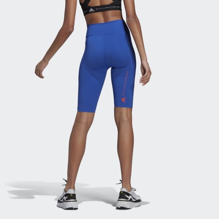 Meia-calça De Ciclismo Azul Negrito Adidas By Stella Mccartney Truepurpose