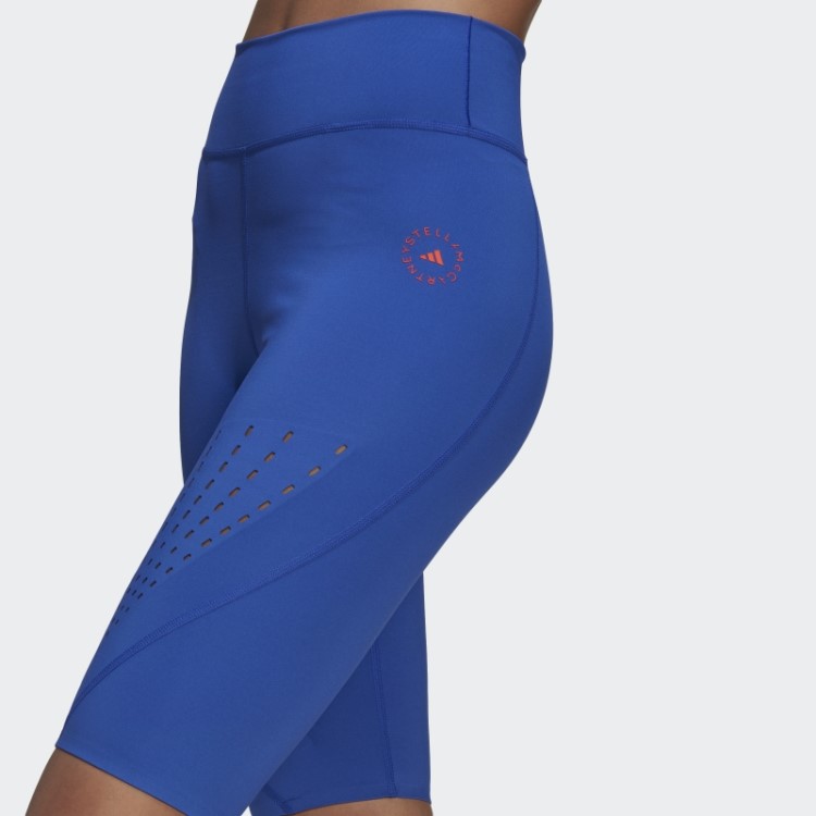 Meia-calça De Ciclismo Azul Negrito Adidas By Stella Mccartney Truepurpose